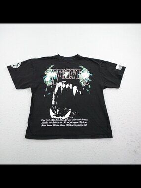 Darc Sport Shirt Mens Large Black Island Blood Thirsty Limited Wolves Athletic